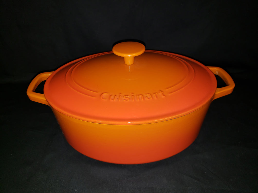 Cuisinart Cast Iron Enamel Lidded Casserole