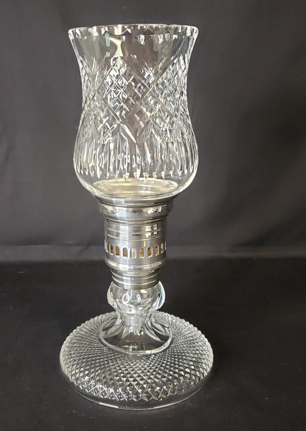 Edinburgh Crystal Hurricane Candle Lamp