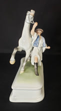 Load image into Gallery viewer, Herend Porcelain Figurine - &quot;Horse With Trainer&quot;
