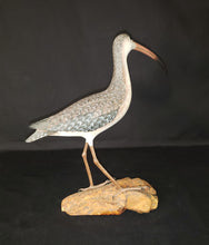 Load image into Gallery viewer, Carved Wood Ibis Figurine
