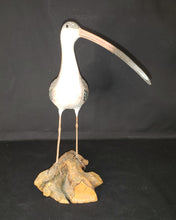 Load image into Gallery viewer, Carved Wood Ibis Figurine
