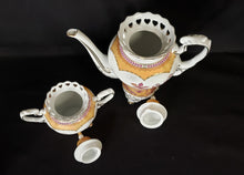 Load image into Gallery viewer, Victorian Royals Gold Porcelain Tea Set
