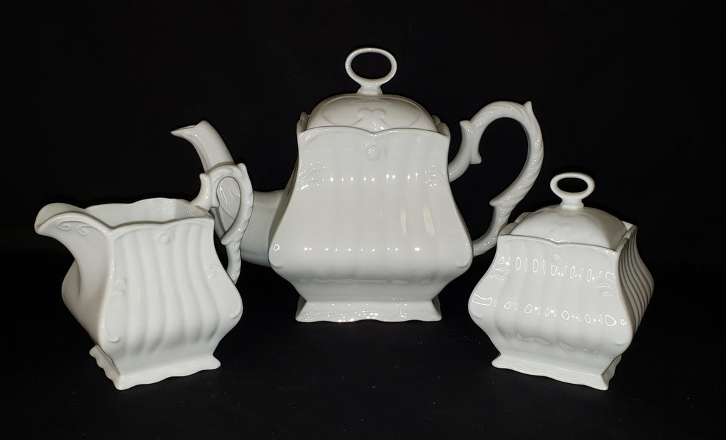 White Porcelain Tea Set