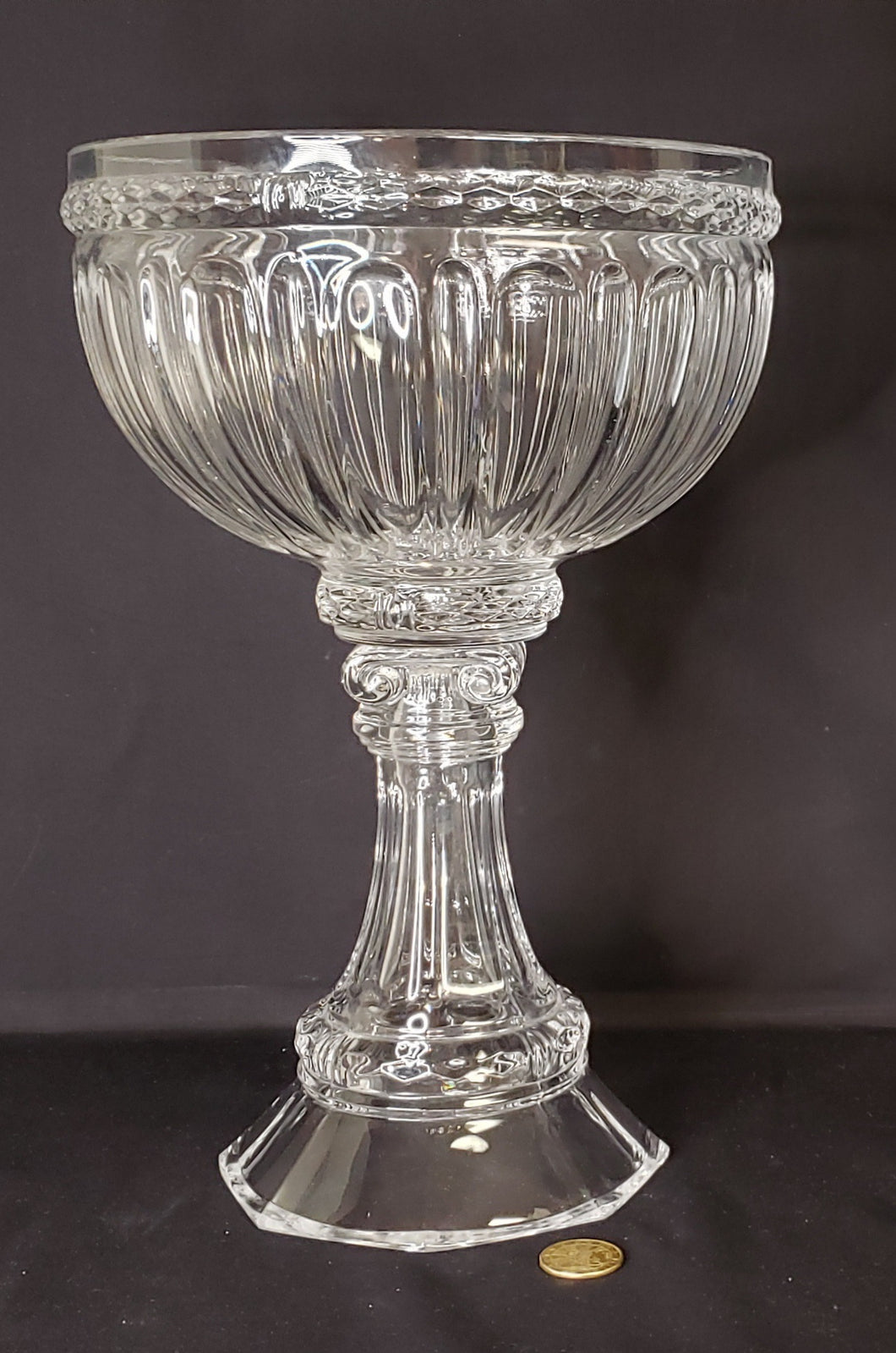 Crystal Pedestal Bowl