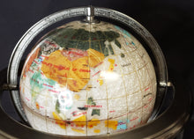 Load image into Gallery viewer, Gemstone Globe on Stand
