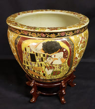 Load image into Gallery viewer, Asian Porcelain Fish Bowl/Planter
