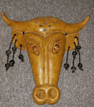 Load image into Gallery viewer, Terracotta Steer Head Wall Decor
