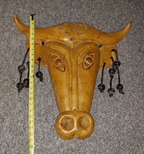 Load image into Gallery viewer, Terracotta Steer Head Wall Decor
