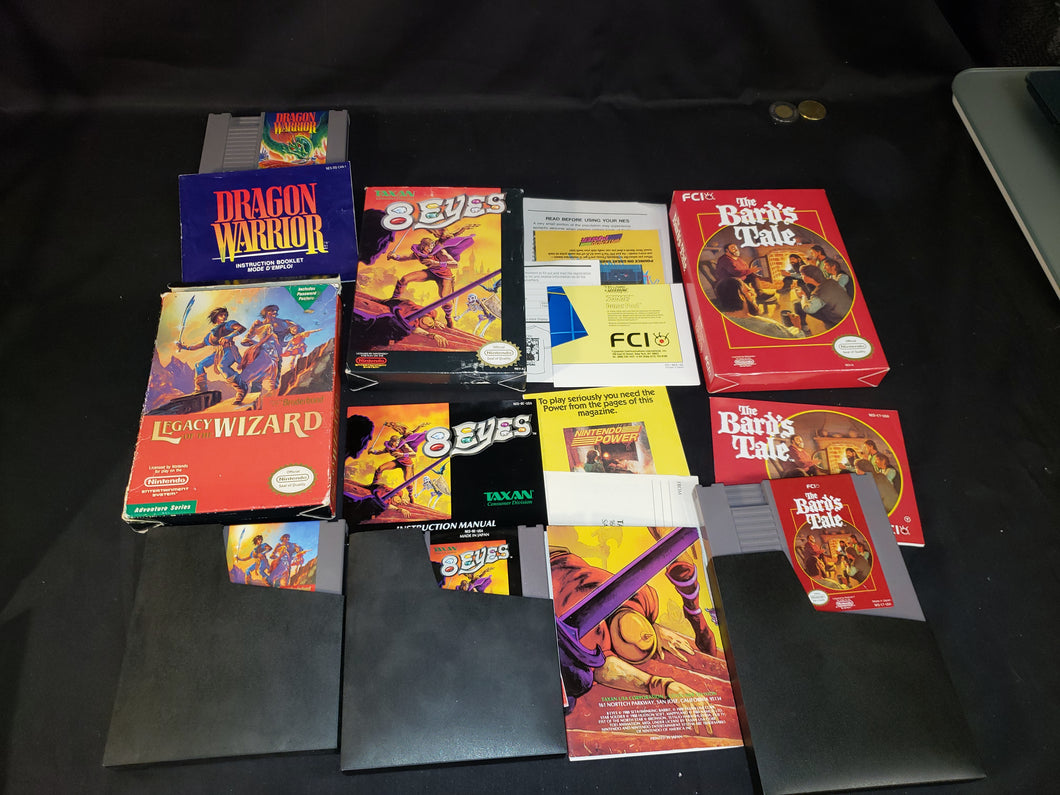 NES Video Games - Complete in Box