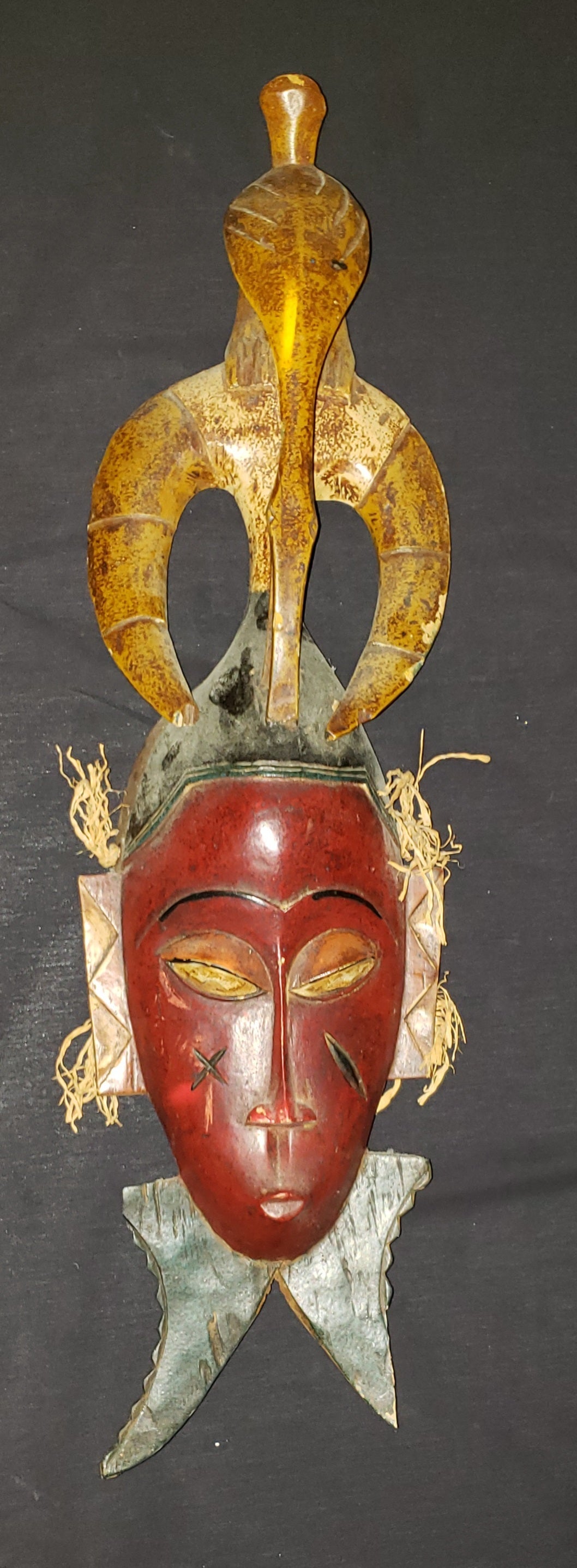 African wood Carved Mask - #3