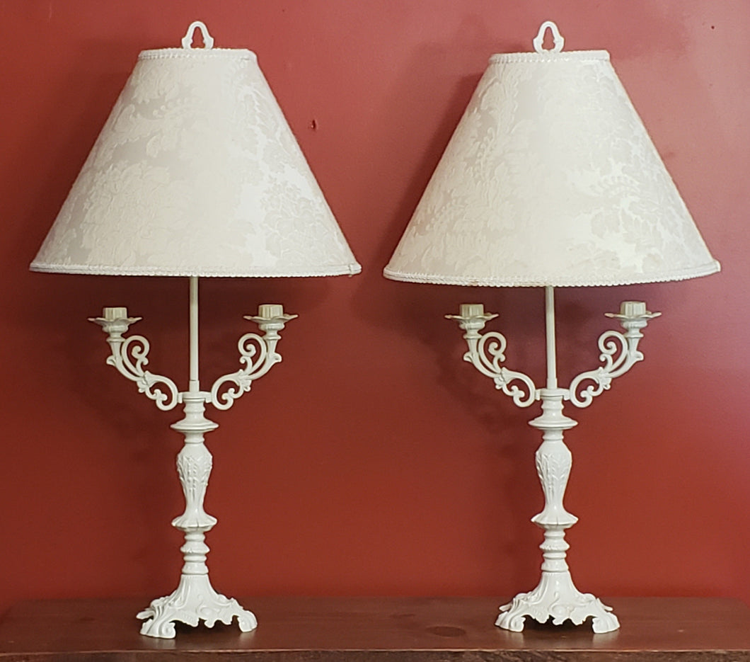 Antique Candelabra Lamps