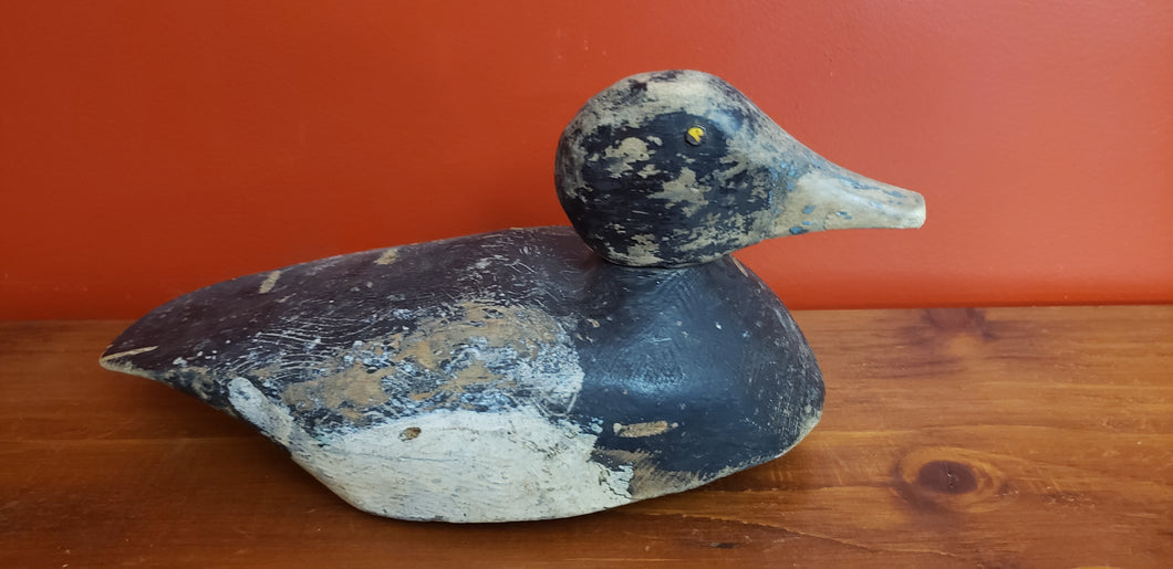 Black Rustic Wood Duck Decoy