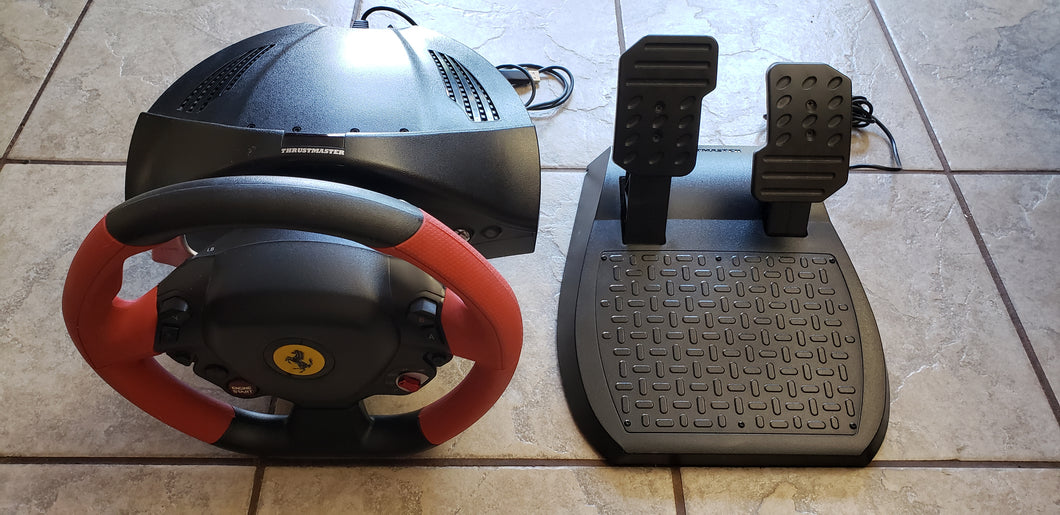 Thundermaster Ferrari Racing Wheel & Pedals