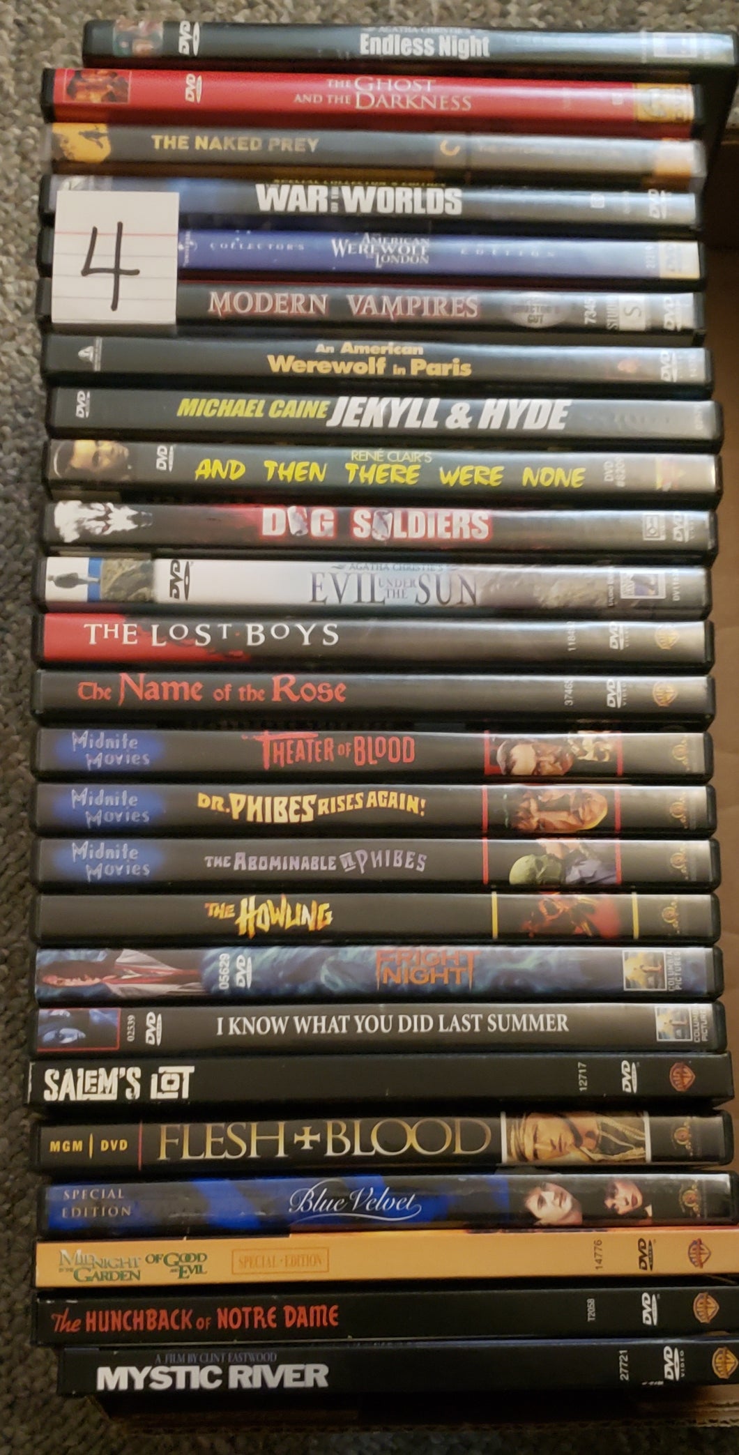 Assorted DVD's
