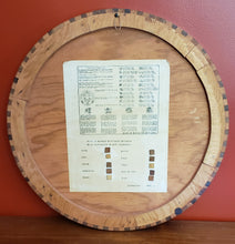 Load image into Gallery viewer, Vintage Wood Inlaid Aztec Mexican Mayan Calendar
