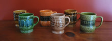 Load image into Gallery viewer, MCM Basket Weave Stacking Coffee Cup Set (6)
