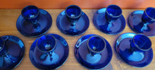 Load image into Gallery viewer, Cobalt Blue Glass Egg Cups
