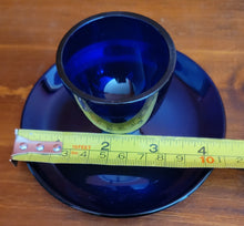 Load image into Gallery viewer, Cobalt Blue Glass Egg Cups
