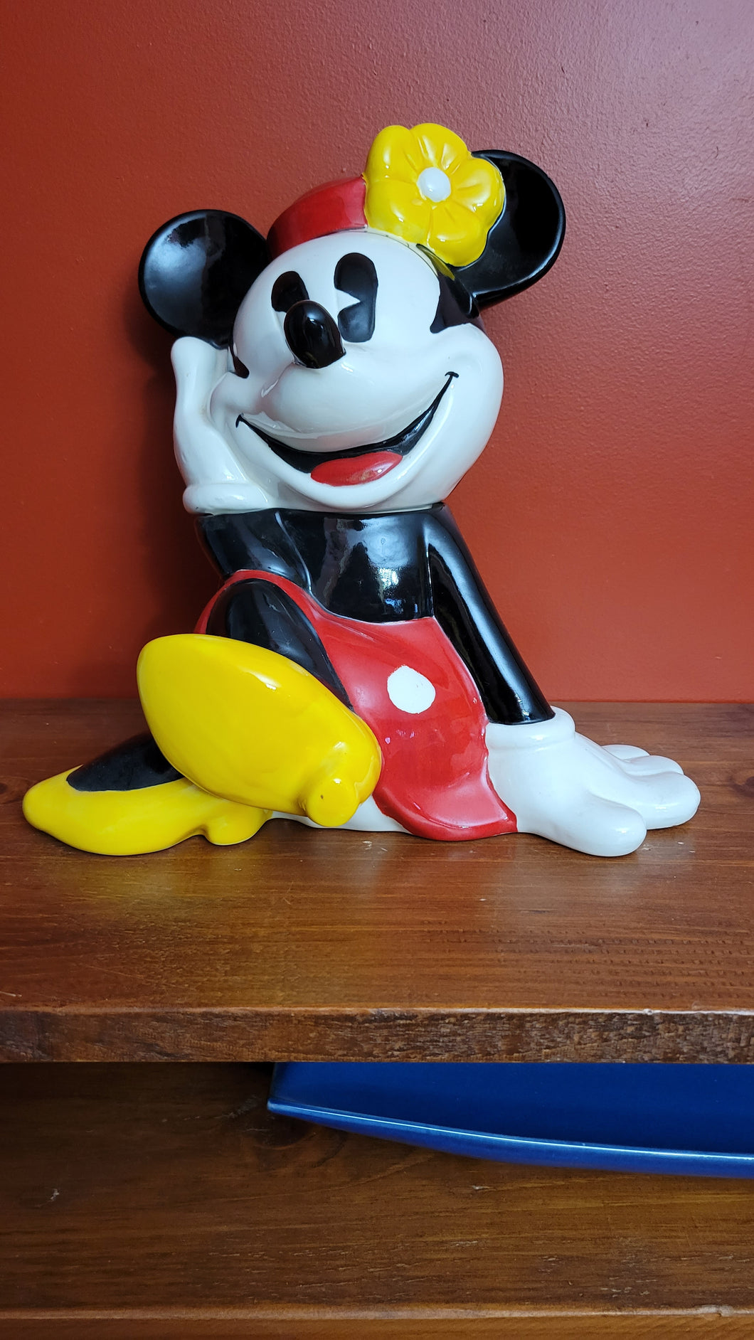 Minnie Mouse Ceramic Cookie Jar