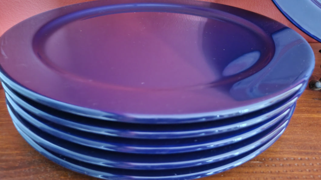 Waechtersbach Spain Royal Blue Charger Plates, 12