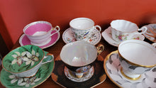 Load image into Gallery viewer, 18 Assorted Teacups and Saucers
