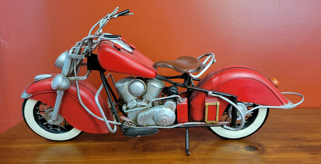 Unique! 1948 Indian Chief Motorbike Metal Model