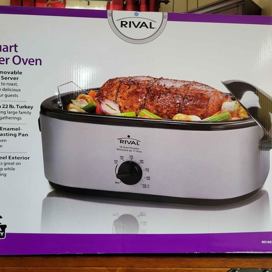 New! Rival 18 Quart Roaster Oven in Sealed Box