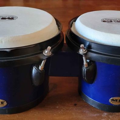 Kids Blue Mano Percussion Bongo Drums