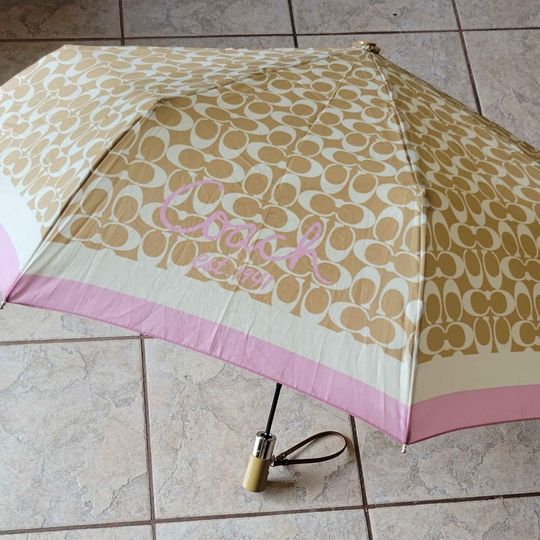 Coach Signature Retractable Umbrella #RH26128