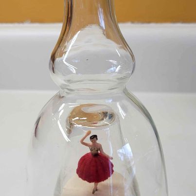 Bol Ballerina Liquer Bottle w/ Working Reuge Music Box