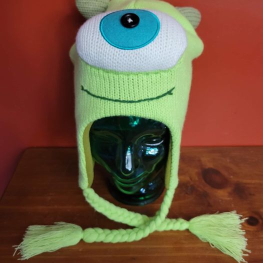 Disney, Monsters Inc, Mike Wazowski Novelty Winter Hat