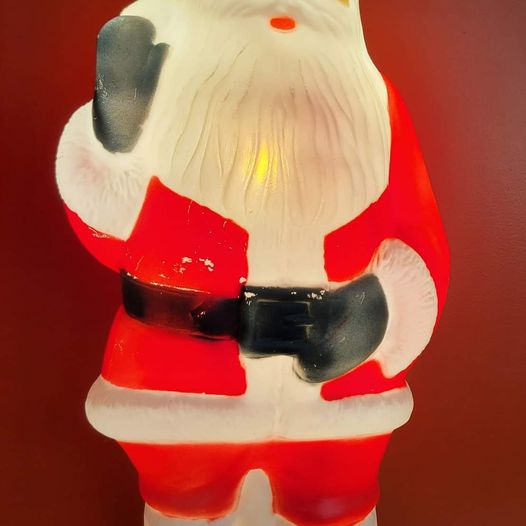 Vintage Santa Claus Plastic Blow Mold