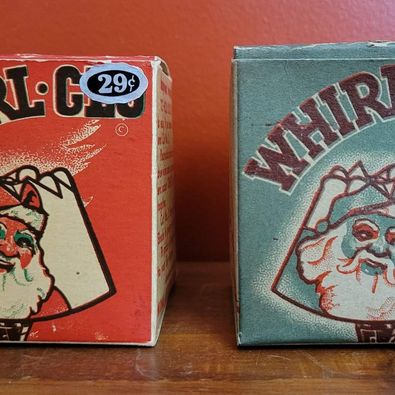 Vintage 1936 Noma Whirl-Glo Revolving Christmas Tree Light Shades,2 Boxes