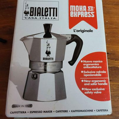 New! Bialetti Casa Italia, Moka 2 Express Espresso Maker