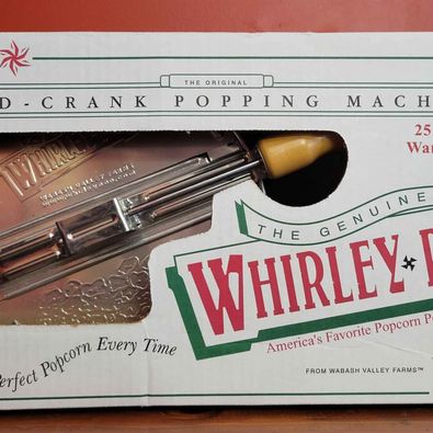 New! Genuine Whirley Pop Hand Crank Popcorn Popping Machine