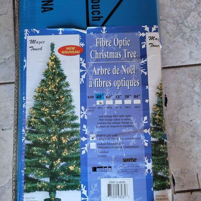 Magic Touch Fiber Optic Christmas Tree 48