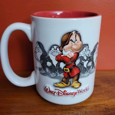 Authentic Walt Disney World,  Grumpy, 3D Ceramic Mug