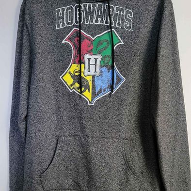 Harry Potter Hogwarts Crest Hoodie, Size Large